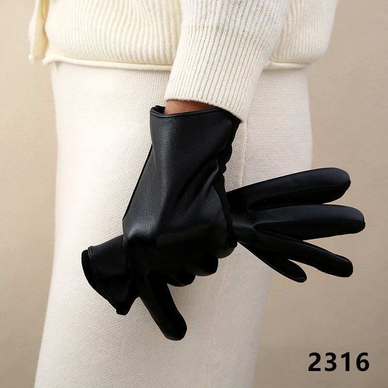 Luxurious Leather Touchscreen Gloves Kalsten
