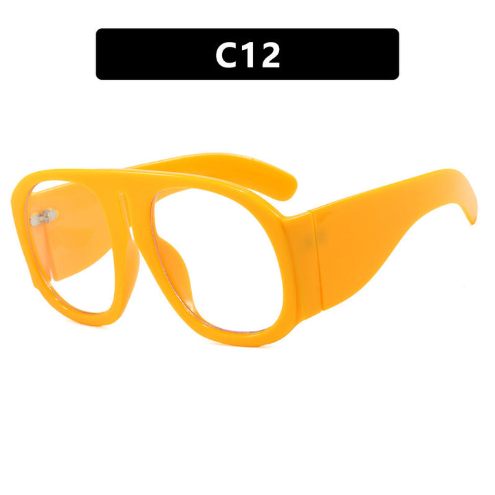 Women's trendy oversized sunglasses with fashionable gradient Kalsten