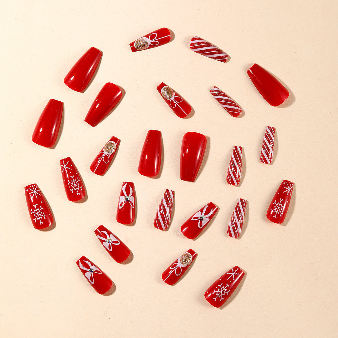 Festive Holiday-Themed Nail Art Set Kalsten