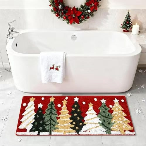 Whimsical Gnome-Themed Bath Mat Kalsten