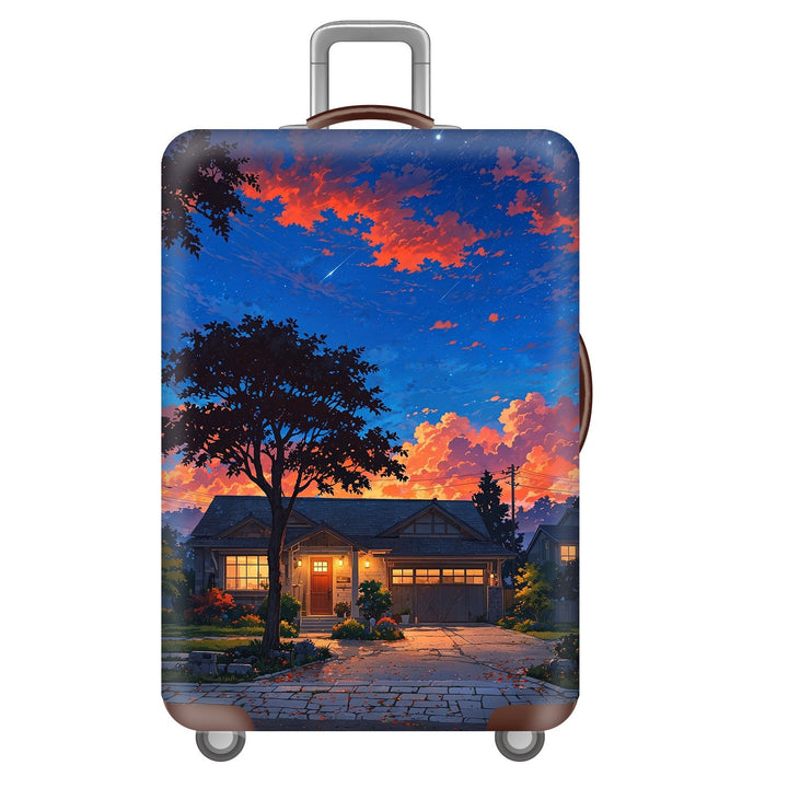 Unisex Hard Shell Suitcase with Inspiring Cityscape Kalsten