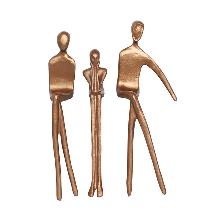 Artistic Metal Figure Set