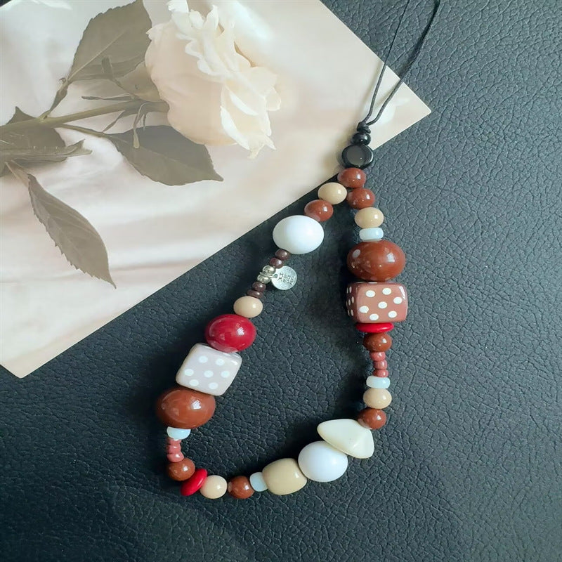 Decorative Beaded Charm Necklace Kalsten 1790135022