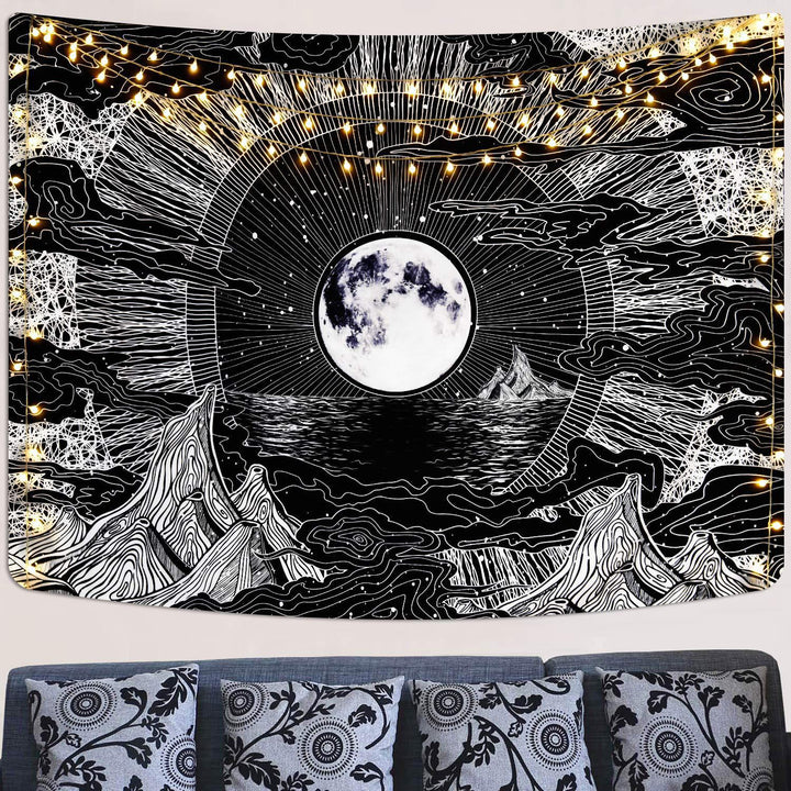 Celestial Mountains Wall Tapestry