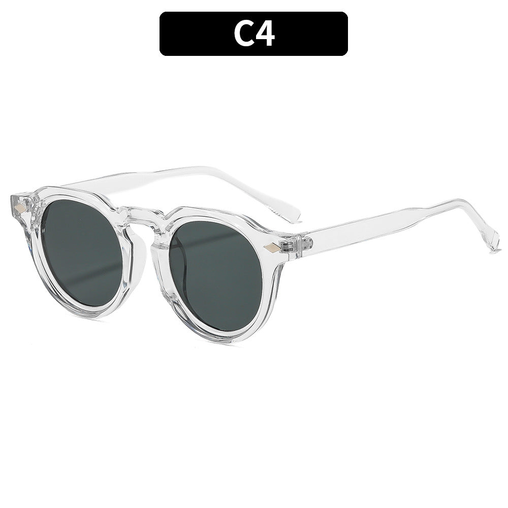 Stylish Statement Round Frame Sunglasses