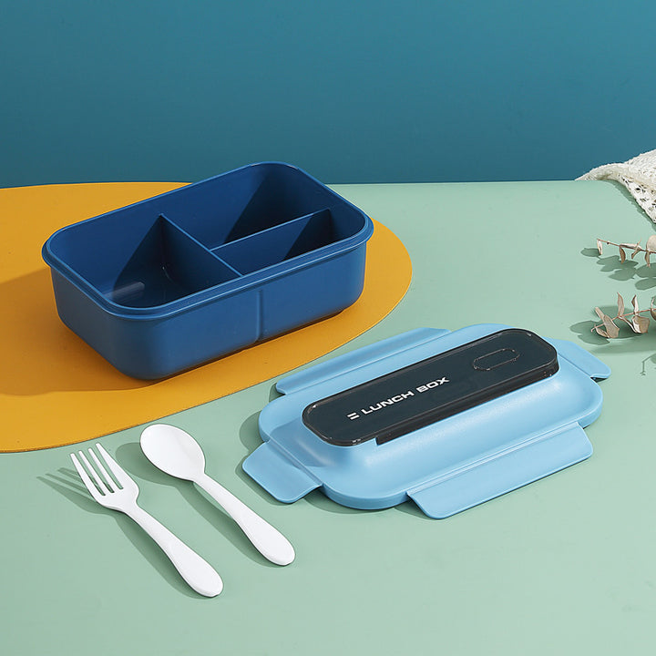 Versatile Leak-Proof Bento Lunch Box with Built-In Utensil Set
