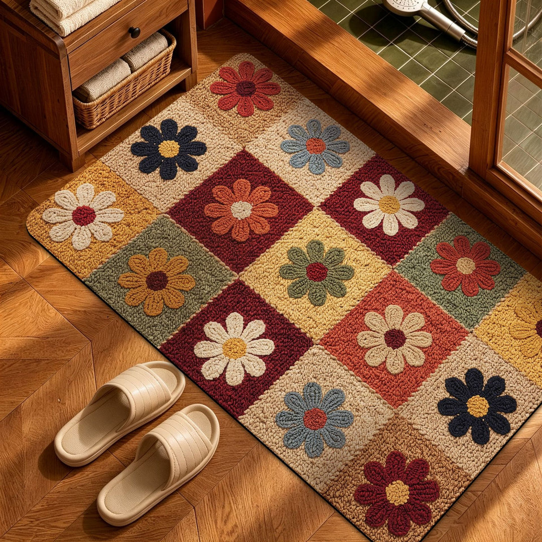 Heart Pattern Decorative Area Rug Kalsten