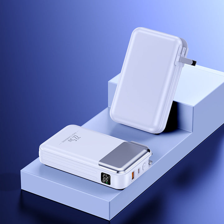 Portable fast charger with integrated socket Kalsten