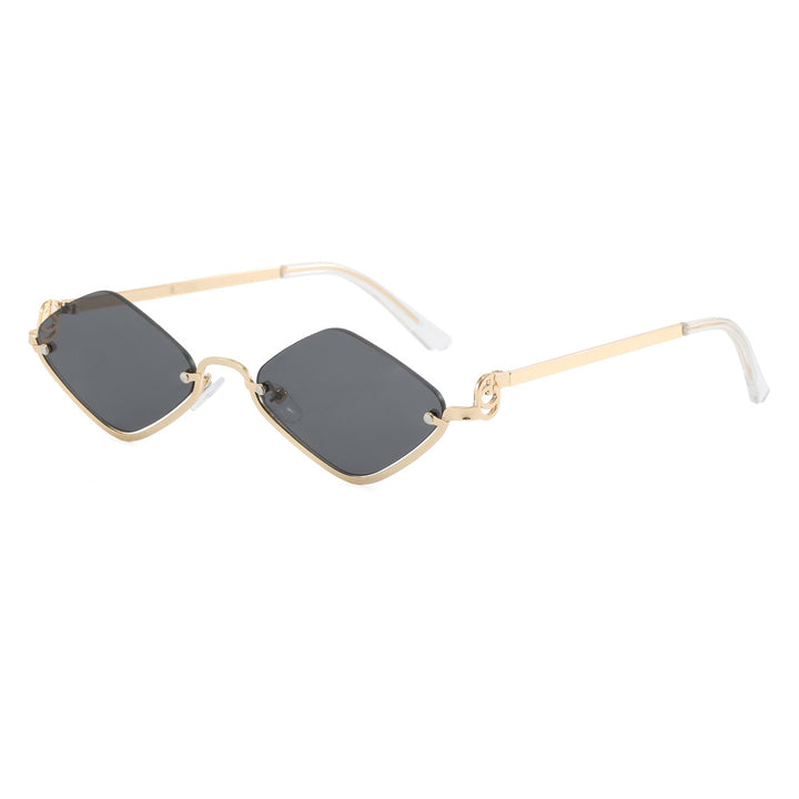 Women's fashionable square sunglasses with luxurious metal frame Kalsten