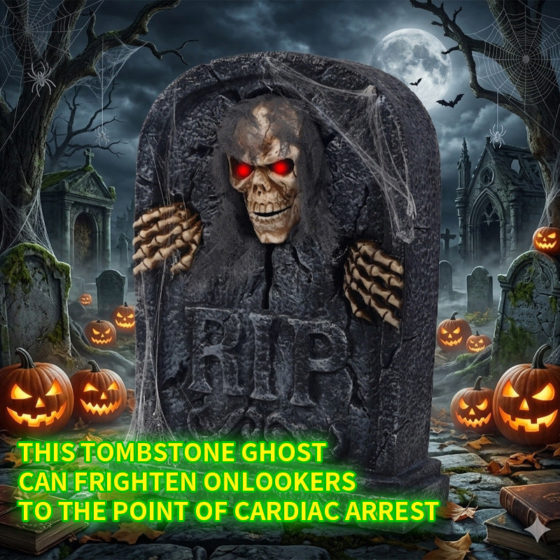 Electric Tombstone Ghost Decoration Kalsten