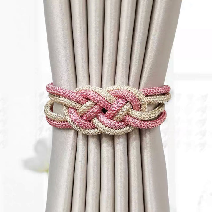 Decorative curtain tieback with braided design Kalsten
