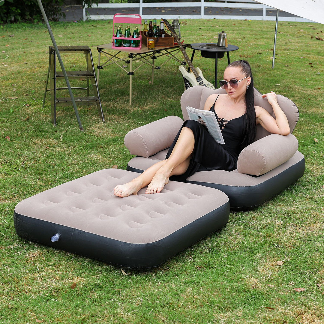 Women's Inflatable Comfort Sofa with Ergonomic Backrest Kalsten