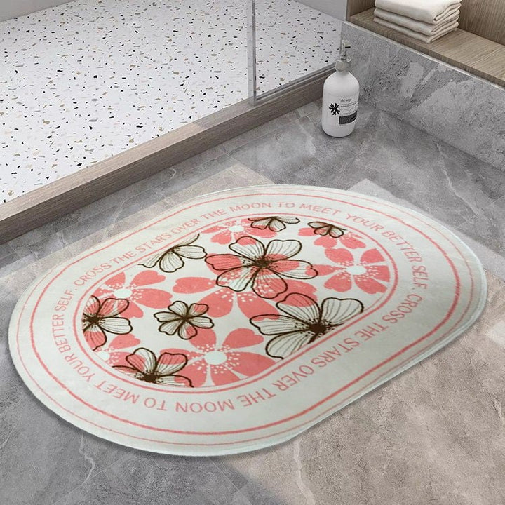 Abstract Inspirational Bathroom Mat Kalsten