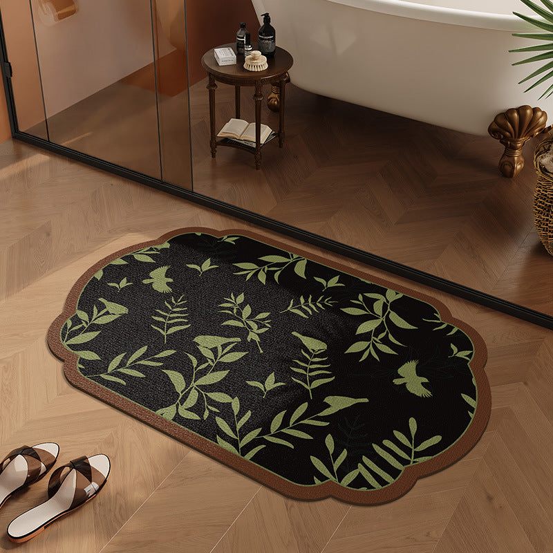 Floral Embellished Area Mat Kalsten