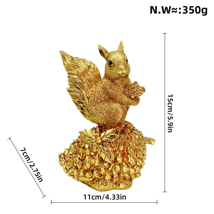 Decorative squirrel sculpture on a cone Kalsten