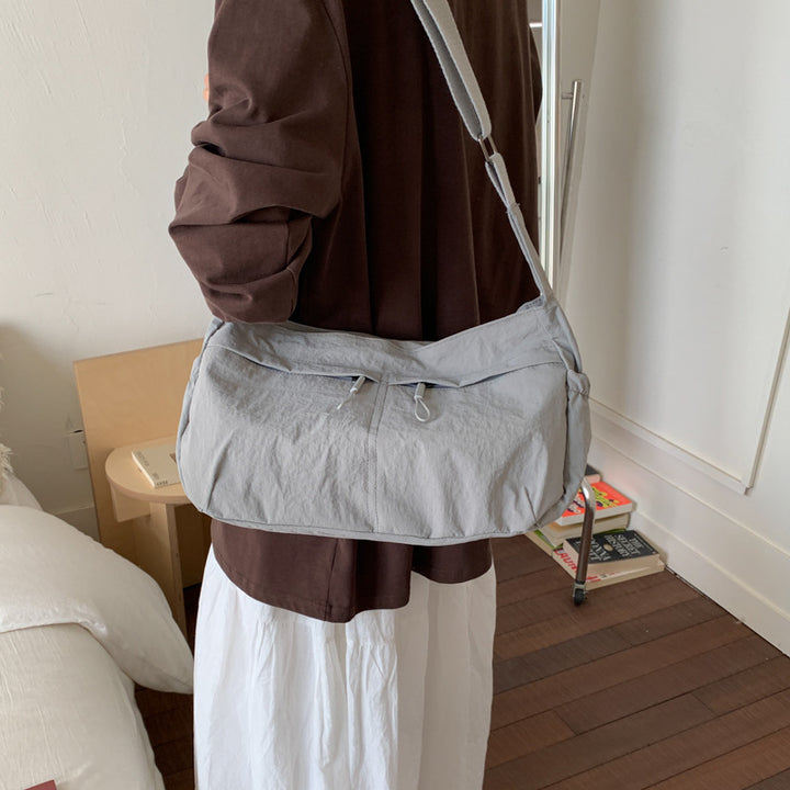 Multi-Pocket Relaxed Crossbody Bag