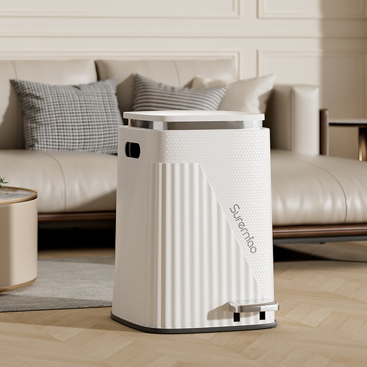 Women's modern and elegant trash can with foot pedal and silent lid Kalsten