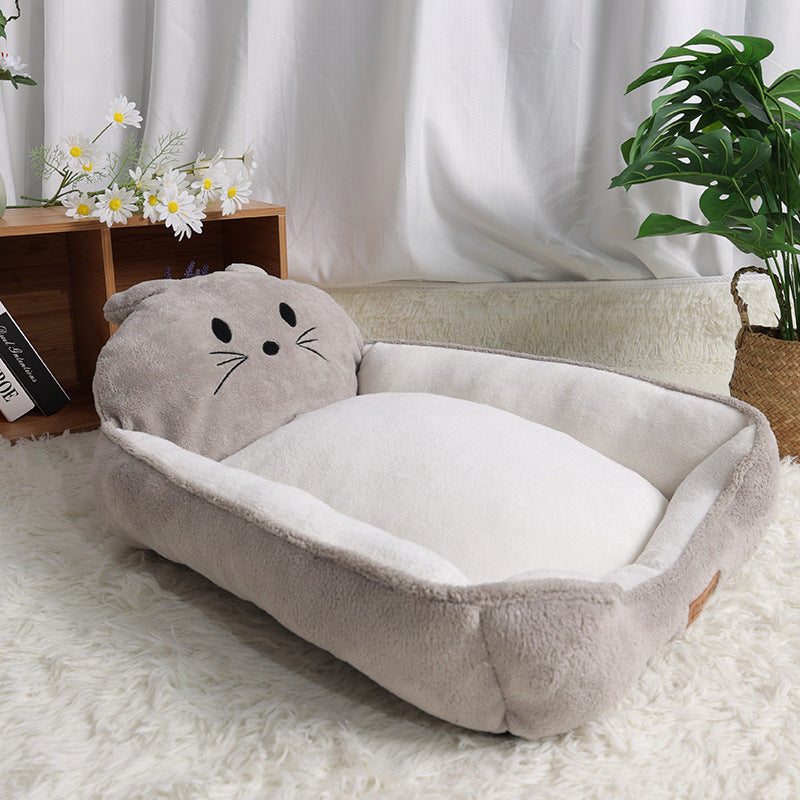 Plush Cat Bed   Dog Bed