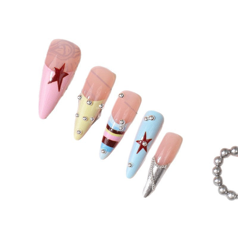 Artistic Themed Press-On Nail Set Kalsten
