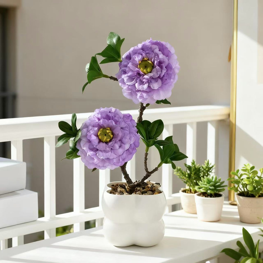 Elegant Faux Flower Arrangement for Indoor Home Decor