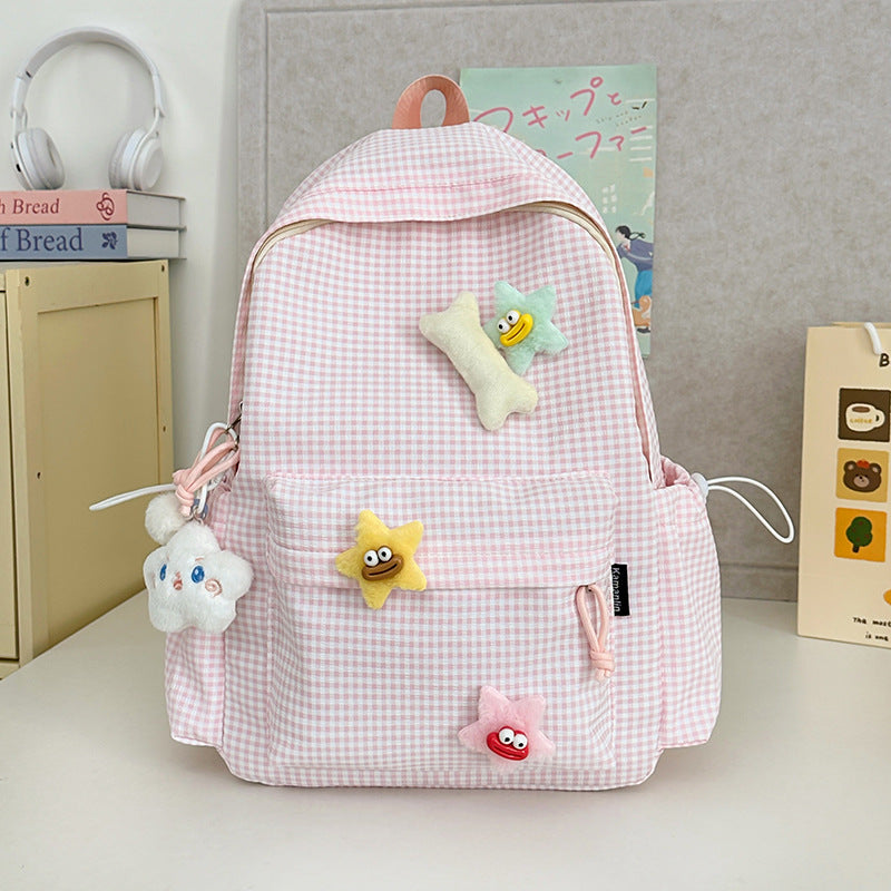 Cute Character-Embellished Backpack Kalsten