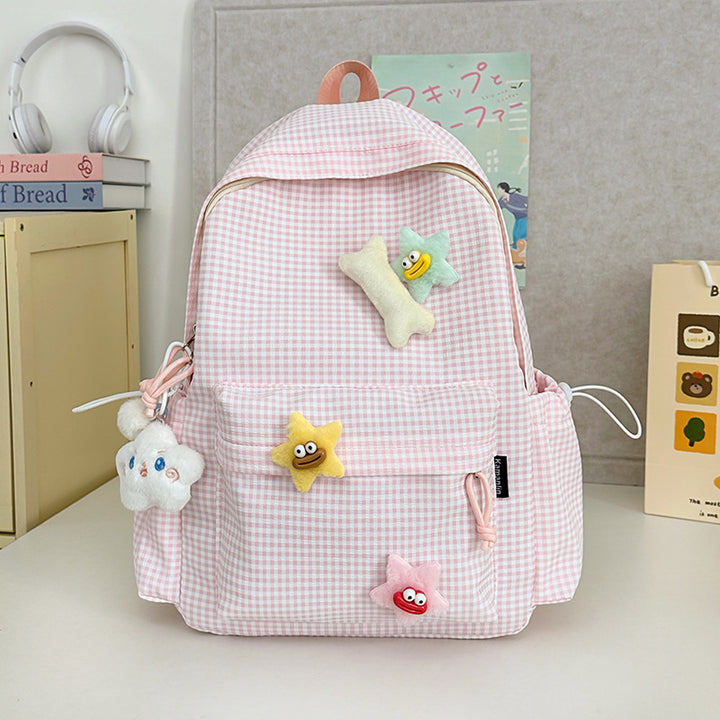 Cute Character-Embellished Backpack Kalsten