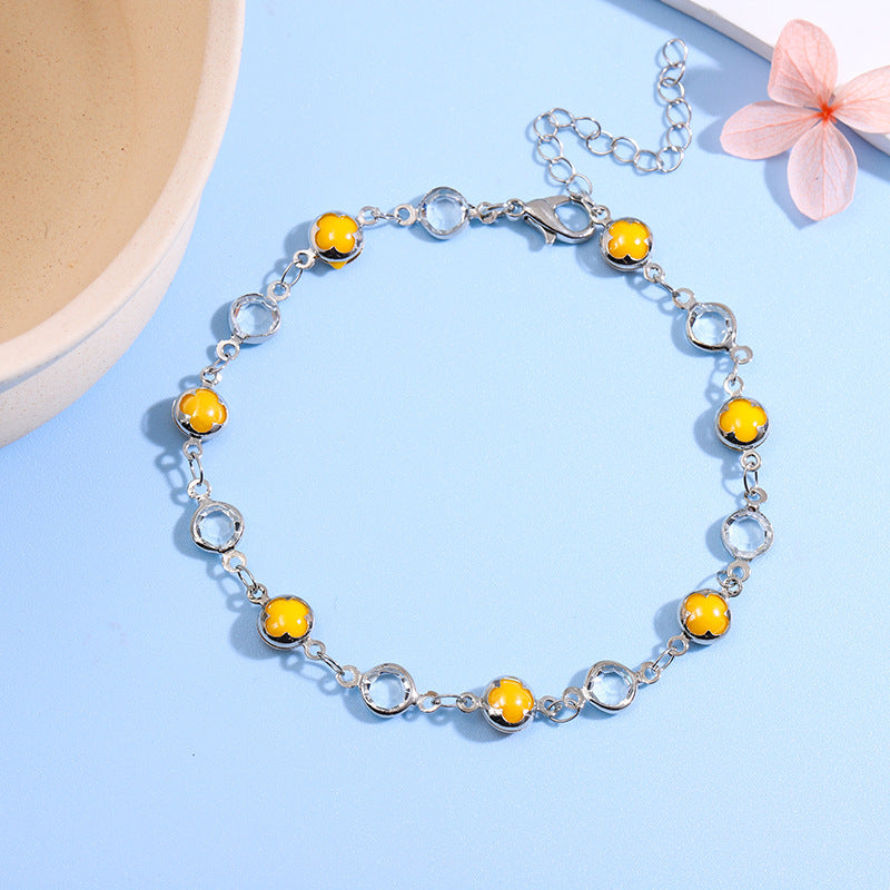 Decorative Gemstone Anklet Kalsten