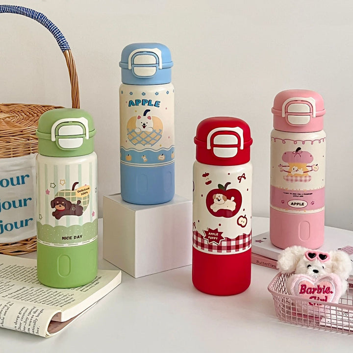 Women's Insulated Bottle with Cute Dog Design Kalsten