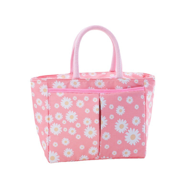 Stylish Floral Insulated Lunch Tote