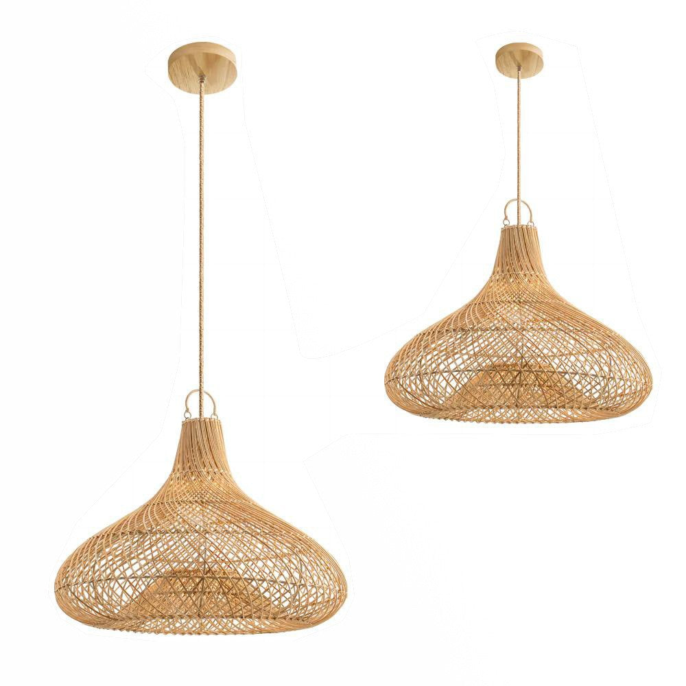 Decorative Hanging Light Made of Rattan Kalsten