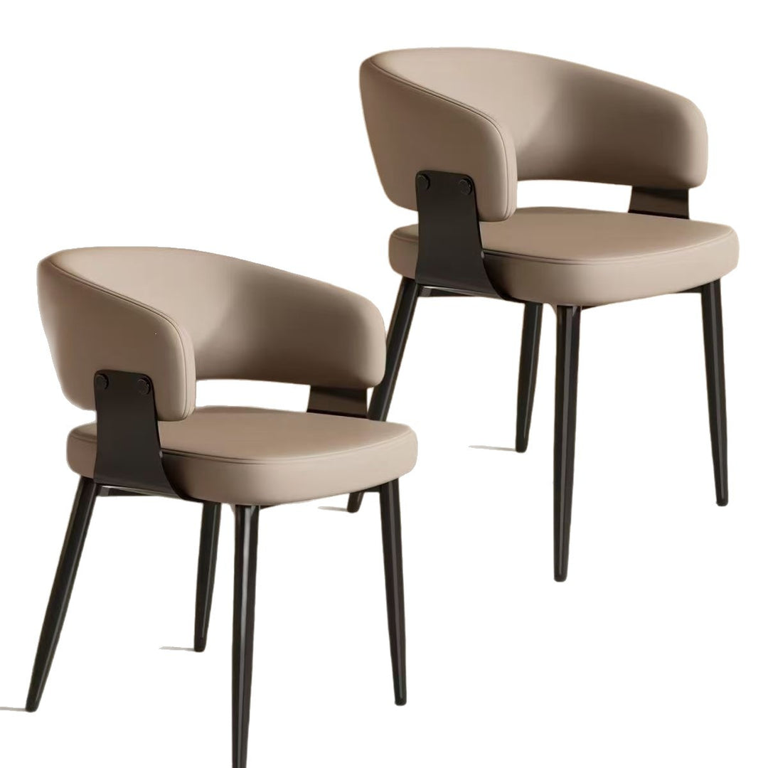 Contemporary Floral Accent Dining Chair Kalsten