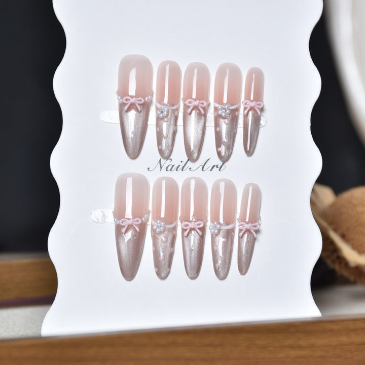 Elegant Extended Stiletto Press-On Nail Set Kalsten