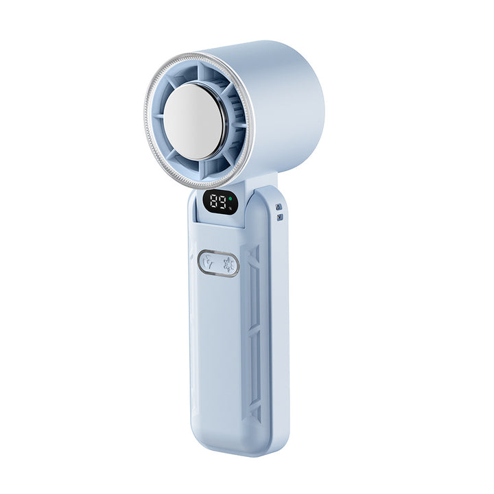 Ladies portable mini fan with USB charging function and digital display Kalsten