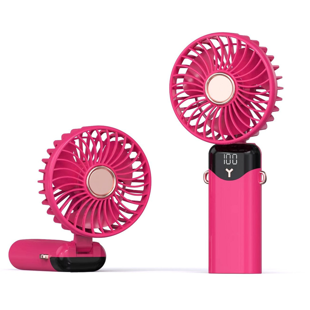 Portable Mini Hand Fan with Digital Display Kalsten