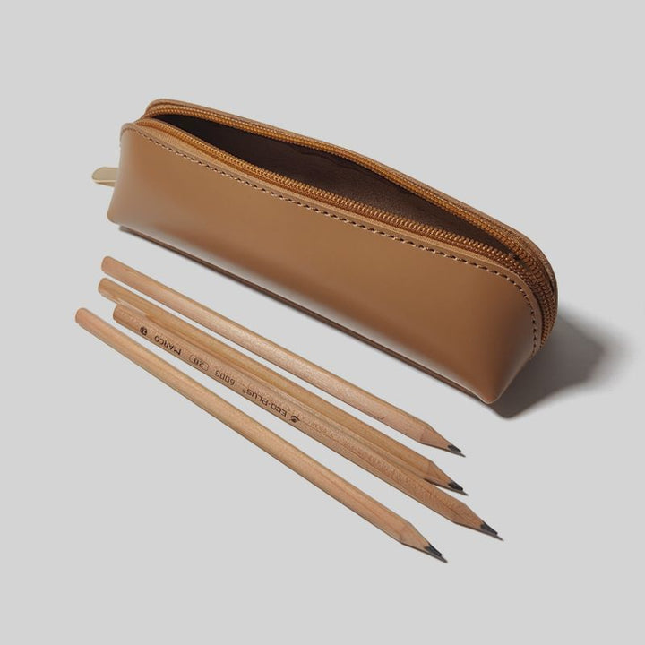 Minimalist Leather Pencil Case Kalsten