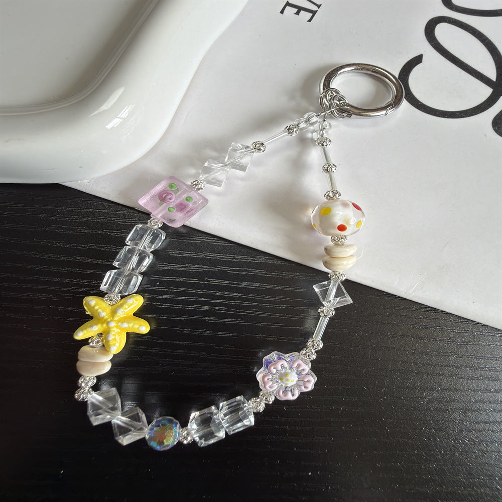 Decorative Beaded Charm Keychain Kalsten 1790135504