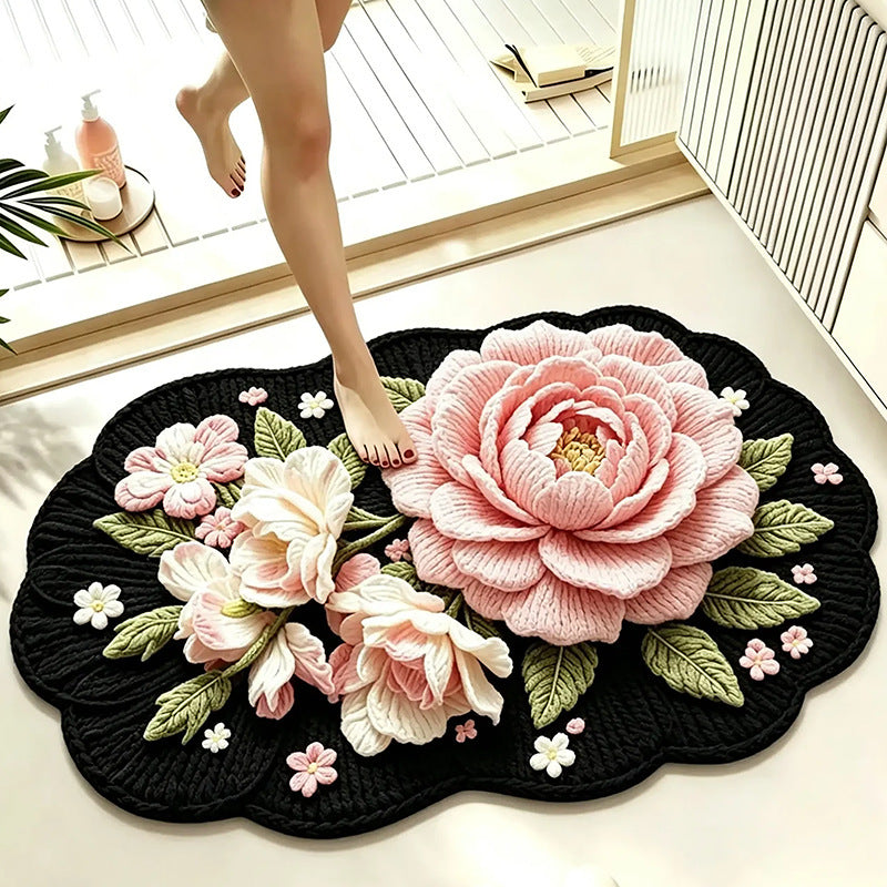 Cute Cat Theme Shower Mat