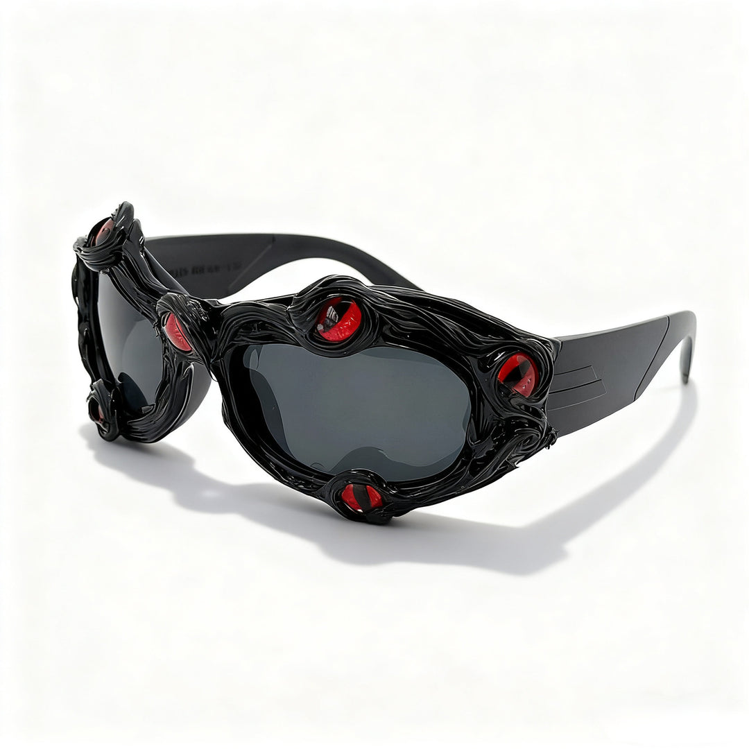 Women's creative designer sunglasses with extravagant 3D elements Kalsten