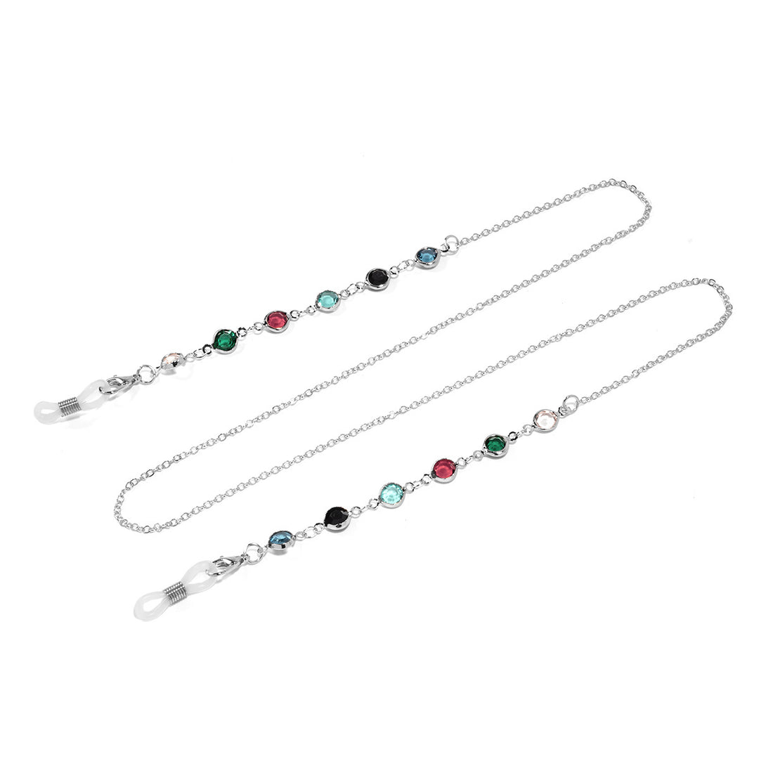 Elegant Gemstone Eyewear Chain Kalsten