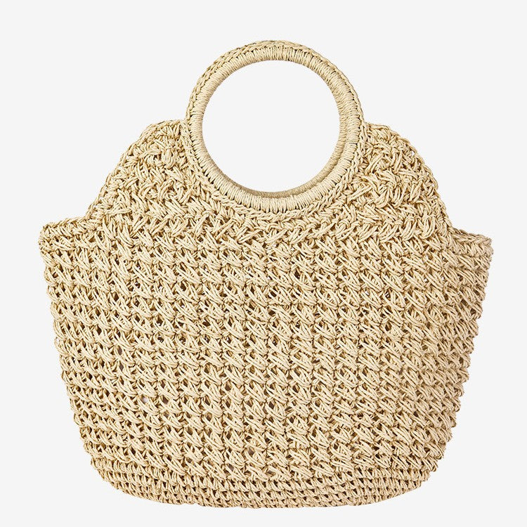 Handmade basket bag with innovative round design Kalsten