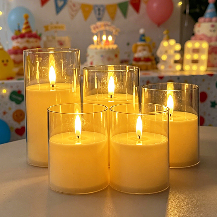 LED Scented Candle with Flame Effect Kalsten