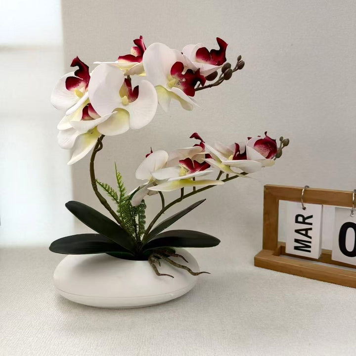 Lifelike Orchid Centerpiece