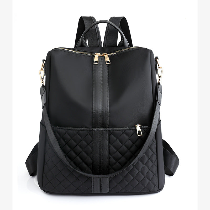 Elegant Multi-Compartment Quilted Backpack