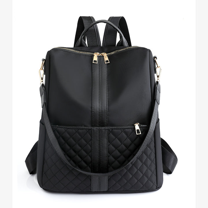 Elegant Multi-Compartment Quilted Backpack