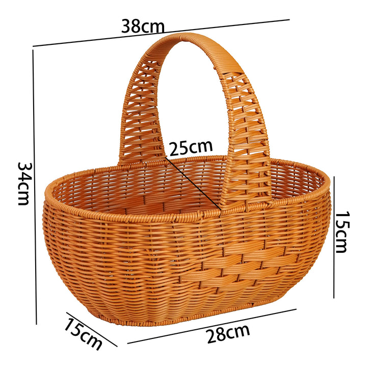 Large Woven Garden Picnic Basket Kalsten