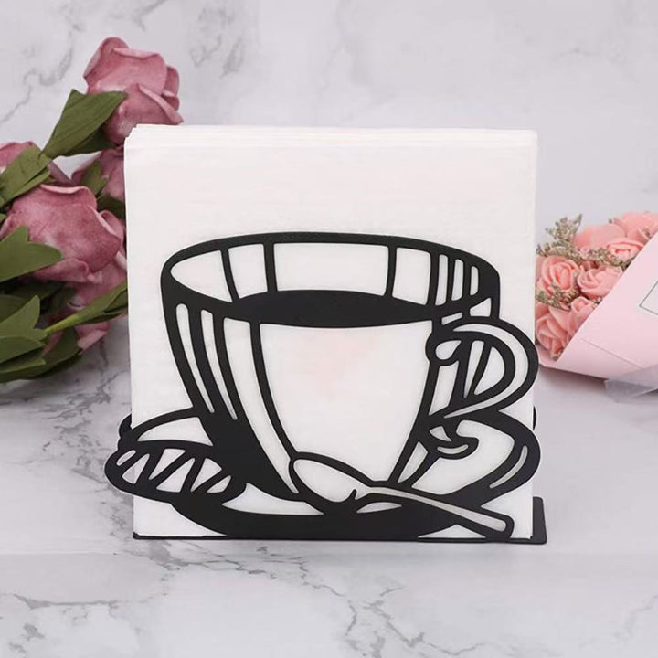Elegant napkin holder made of metal Kalsten