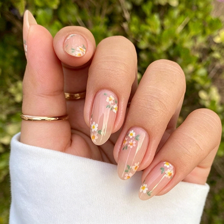 Floral Acrylic Nail Art Enhancements Kalsten 1789915485