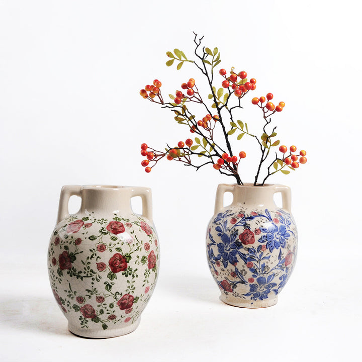 Floral Ceramic Flower Pot Kalsten