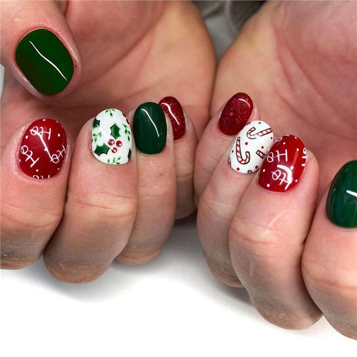 Festive Holiday Nail Art Kalsten