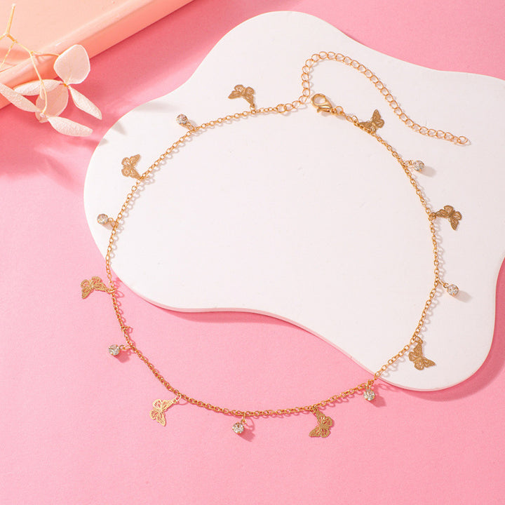 Butterfly Charm Anklet Kalsten